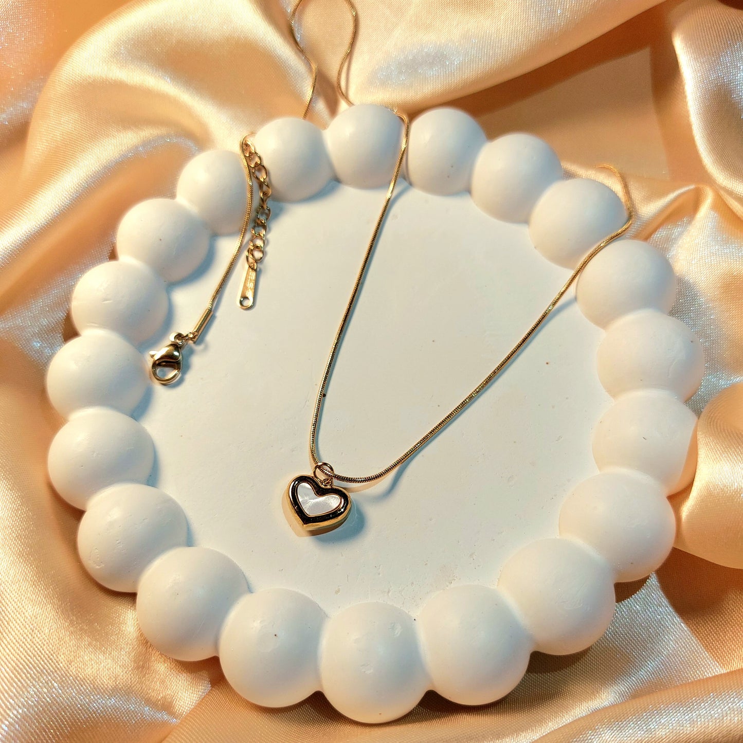 Dual heart necklace