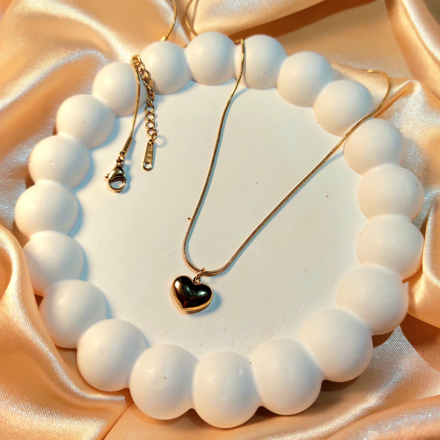 Dual heart necklace