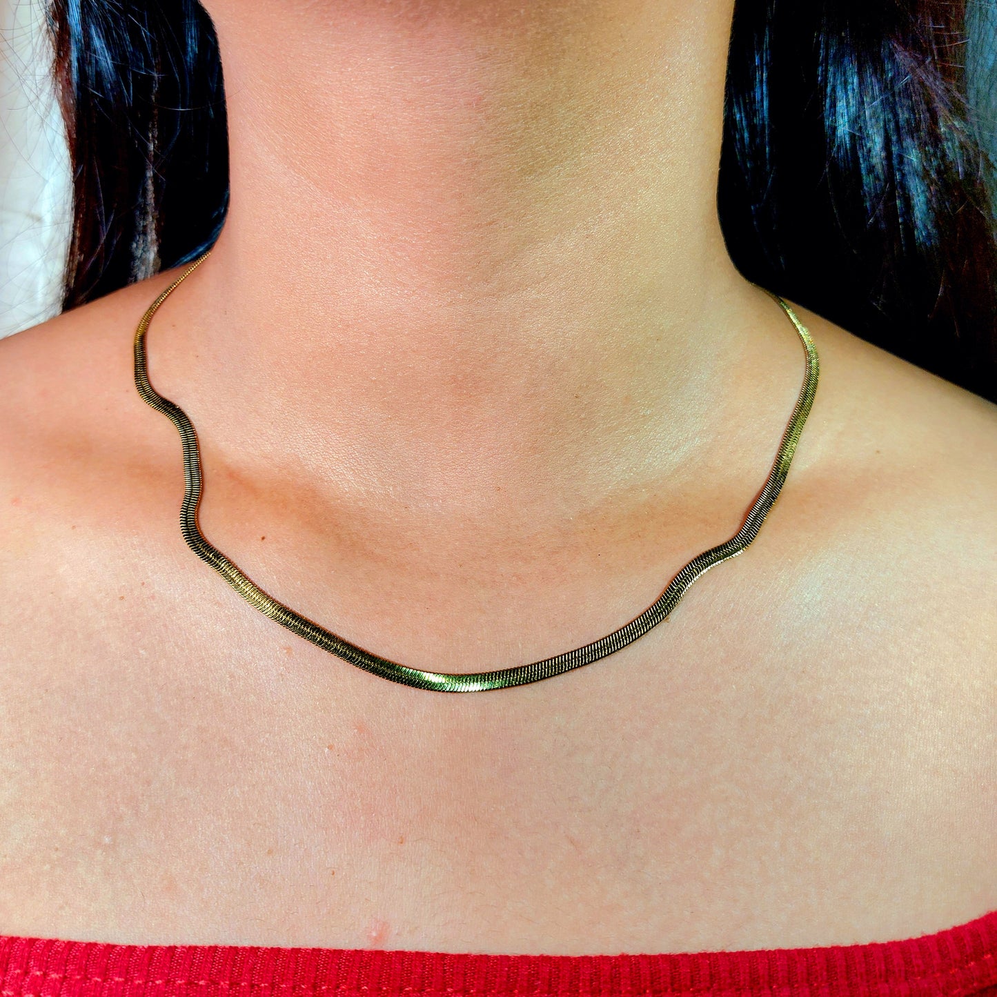 Snake chain necklace