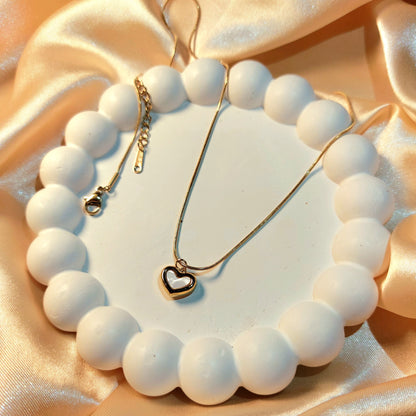 Dual heart necklace