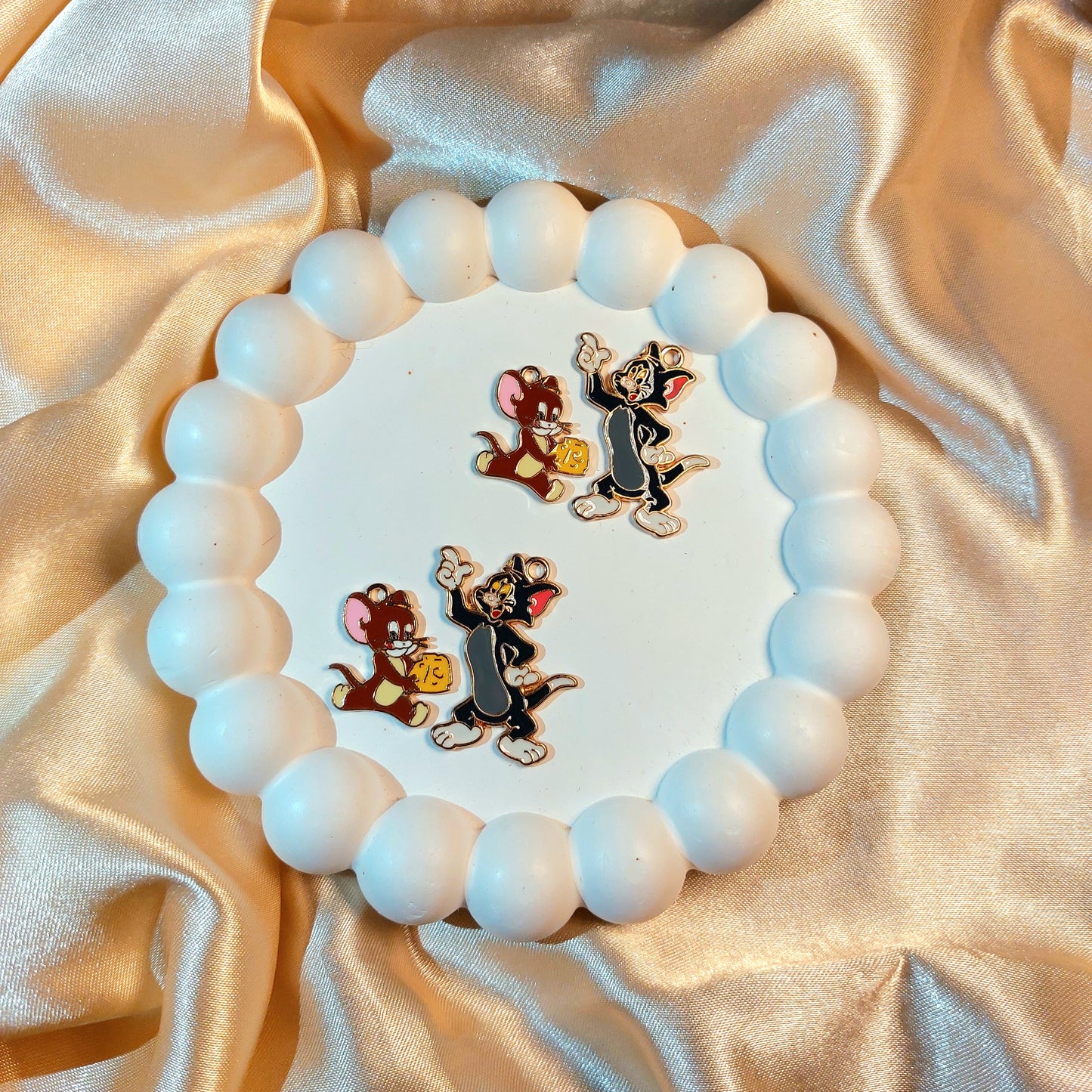 Tom and jerry charms