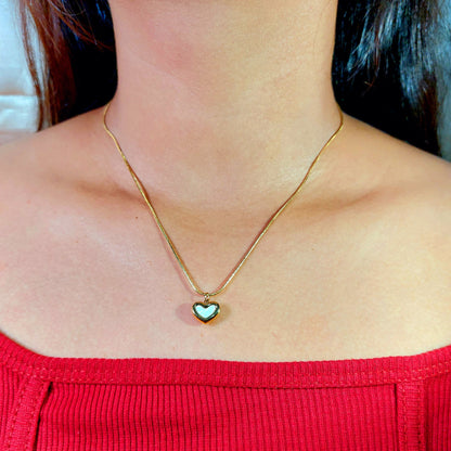 Dual heart necklace