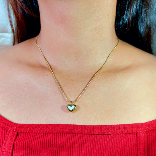 Dual heart necklace
